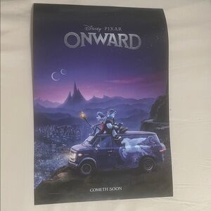 Onward Movie Poster 9.5 x 14 New Disney Pixar ORIGIN 2020